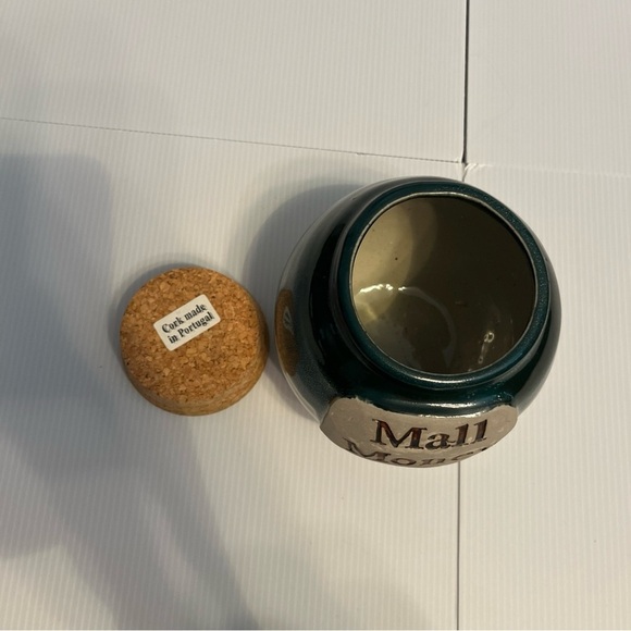 Tumbleweed Pottery Handcrafted “Mall Money” 6” Jar With Cork Lid - Picture 4 of 4